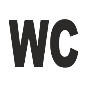 Стикер "Тоалетна"