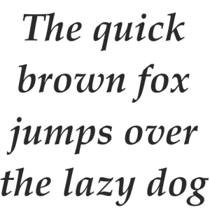 Букви Palatino Linotype