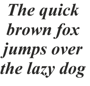 Букви Times New Roman