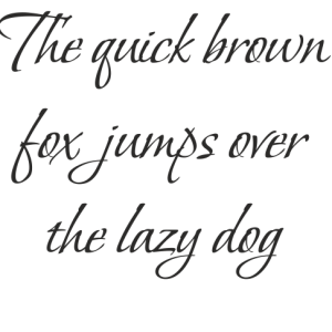 Букви Vera Crous