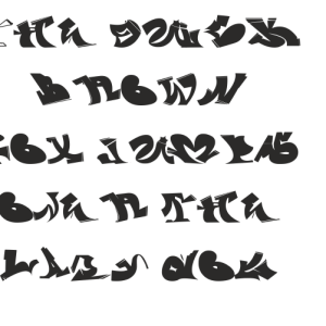 Букви Wassimo Grffiti