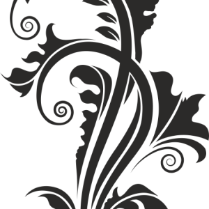 Стикер Флорален мотив