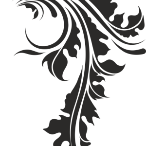 Стикер Флорален мотив