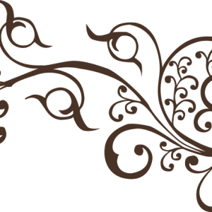 Стикер Флорален мотив