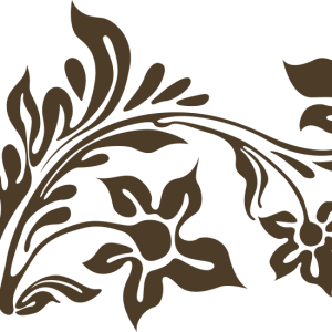 Стикер Флорален мотив