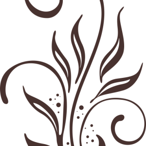 Стикер Флорален мотив