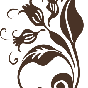 Стикер Флорален мотив