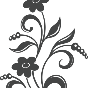 Стикер Флорален мотив