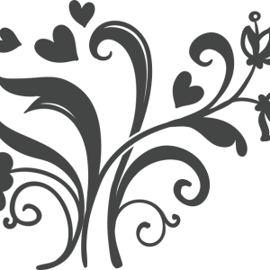 Стикер Флорален мотив