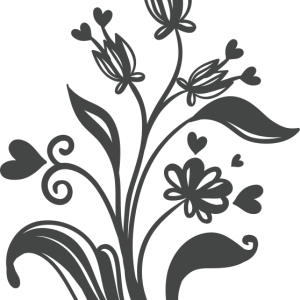 Стикер Флорален мотив