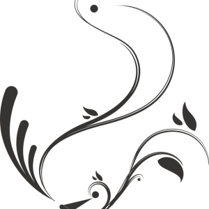 Стикер Флорален мотив