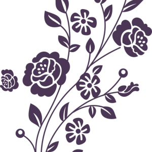 Стикер Флорален мотив