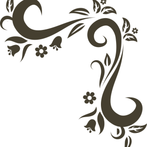 Стикер Флорален мотив