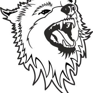 Стикер Вълк