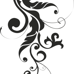 Стикер Флорален мотив