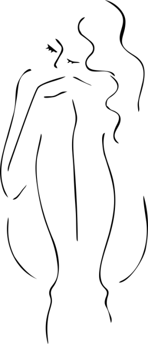 Стикер Момиче