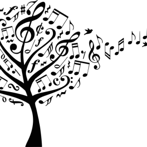 Стикер Музикално Дърво