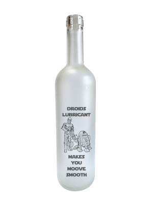 Бутилка "Droid lubricant" - кръгла