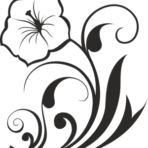 Стикер Флорален мотив