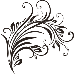 Стикер Флорален мотив