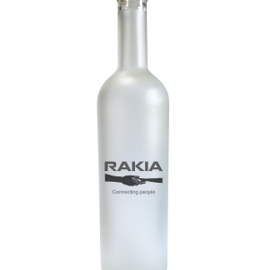 Бутилка "Rakia - connecting people" - кръгла