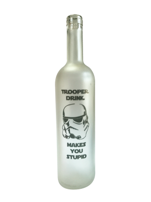 Бутилка "Trooper drink" - кръгла