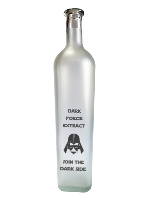 Бутилка "Dark force" - кръгла