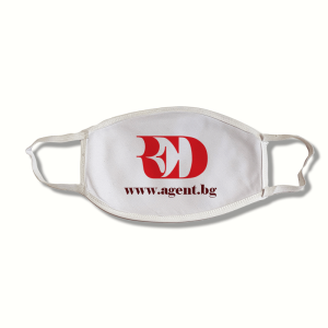 Маска с текст и/или лого