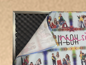 шумопогълщащ панел, текстил